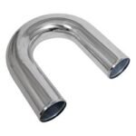 Aluminium elbow universal D-63/180 deggre 50cm