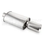 Muffler with Tip 115x185 In-63 Out-101