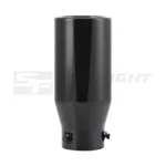 Black 101mm exhaust In-76 Straight cut