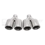 Double Silver Tips Set In-63 Out-89 Slant Cut L240/220 - Image 2