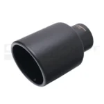 Black Exhaust Tips In-63 Out-101 Slant Cut