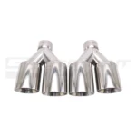 Double silver Tips set In-63 Out-89 Slant Cut L245/215 - Image 2