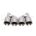 Double Silver Tips set In-63 Out-101 Straight Cut L240 - Image 3