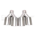 Double silver Tips set In-63 Out-89 Slant Cut L245/215 - Image 3