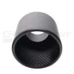 Black Exhaust Tips In-63 Out-101 Slant Cut - Image 3