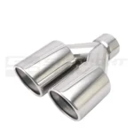 Double Silver Tips Set In-63 Out-89 Slant Cut L240/220 - Image 4