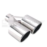 Double Silver Tips Set In-63 Out-102 Slant Cut L245/235 - Image 4