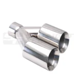 Double silver Tips set In-63 Out-89 Slant Cut L245/215 - Image 5