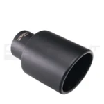 Black Exhaust Tips In-63 Out-101 Slant Cut - Image 5