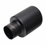 Black Exhaust Tips In-63 Out-101 Slant Cut - Image 6