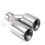 Double Silver Tips Set In-63 Out-89 Slant Cut L240/220 - Image 7