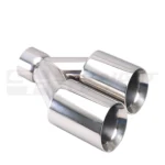 Double Silver Tips set In-63 Out-101 Slant Cut - Image 3