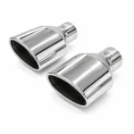 Audi RS style Silver exhaust tips In-60 152x95