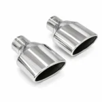 Audi RS style Silver exhaust tips In-60 152x95 - Image 4
