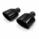 Audi RS style Black exhaust tips In-60 152x95 - Image 2