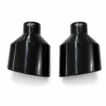 Audi RS style Black exhaust tips In-60 152x95 - Image 3