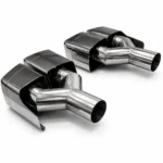 Mercedes-benz  Amg style silver exhaust tips In-Center - Image 5