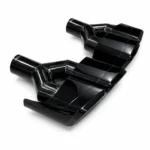 Mercedes-benz AMG style black exhaust tips In-Center - Image 3