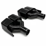 Mercedes-benz AMG style black exhaust tips In-Center - Image 4