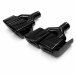 Mercedes-benz AMG style black exhaust tips In-Center - Image 5
