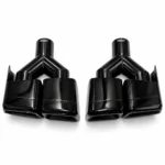 Mercedes-benz AMG style black exhaust tips In-Center