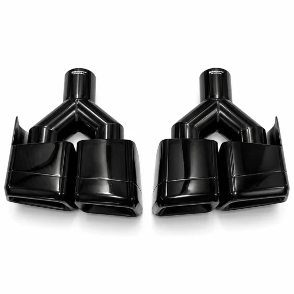 Mercedes-benz AMG style black exhaust tips In-Center