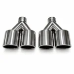 Mercedes-benz AMG silver exhaust tips IN-Center - Image 2