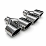 Mercedes-benz AMG silver exhaust tips IN-Center - Image 3