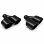 Mercedes-benz AMG stye Black exhaust tips IN-Center
