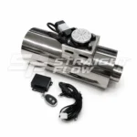 Round Valve Muffler OD160 In-63mm L-400 - Image 3