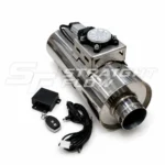 Round Valve Muffler OD160 In-63mm L-400 - Image 4