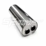 MB 560 sec style round Muffler IN/Out-55 H-180 L-500