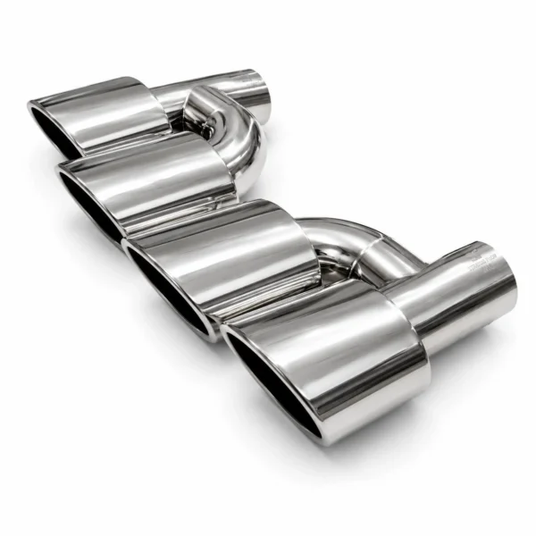Mercedes-benz AMG style silver exhaust tips  In-Offset