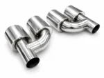 Mercedes-benz AMG style silver exhaust tips  In-Offset - Image 2