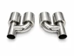 Mercedes-benz AMG style silver exhaust tips  In-Offset - Image 3