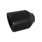 Black exhaust tips slant cut D-102
