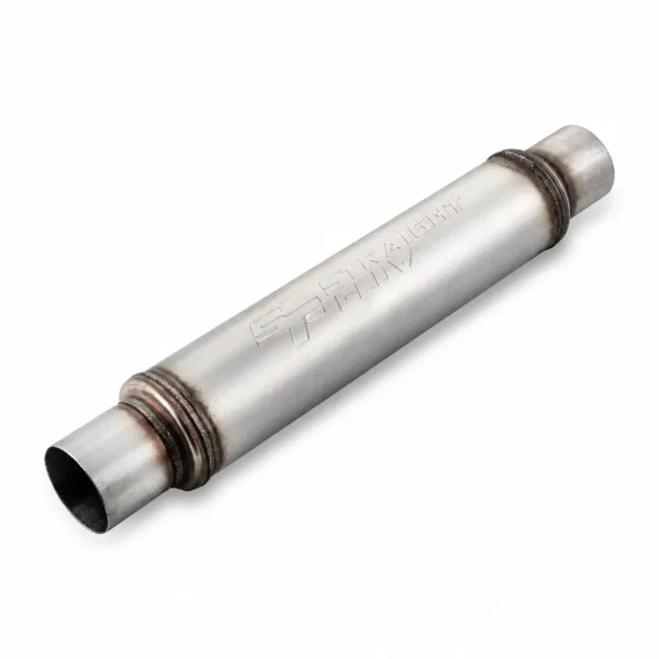 Straightflow stainless steel round muffler D-60 4 inch 18 inch