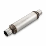 Straightflow stainless steel round muffler D-60 4 inch 14 inch