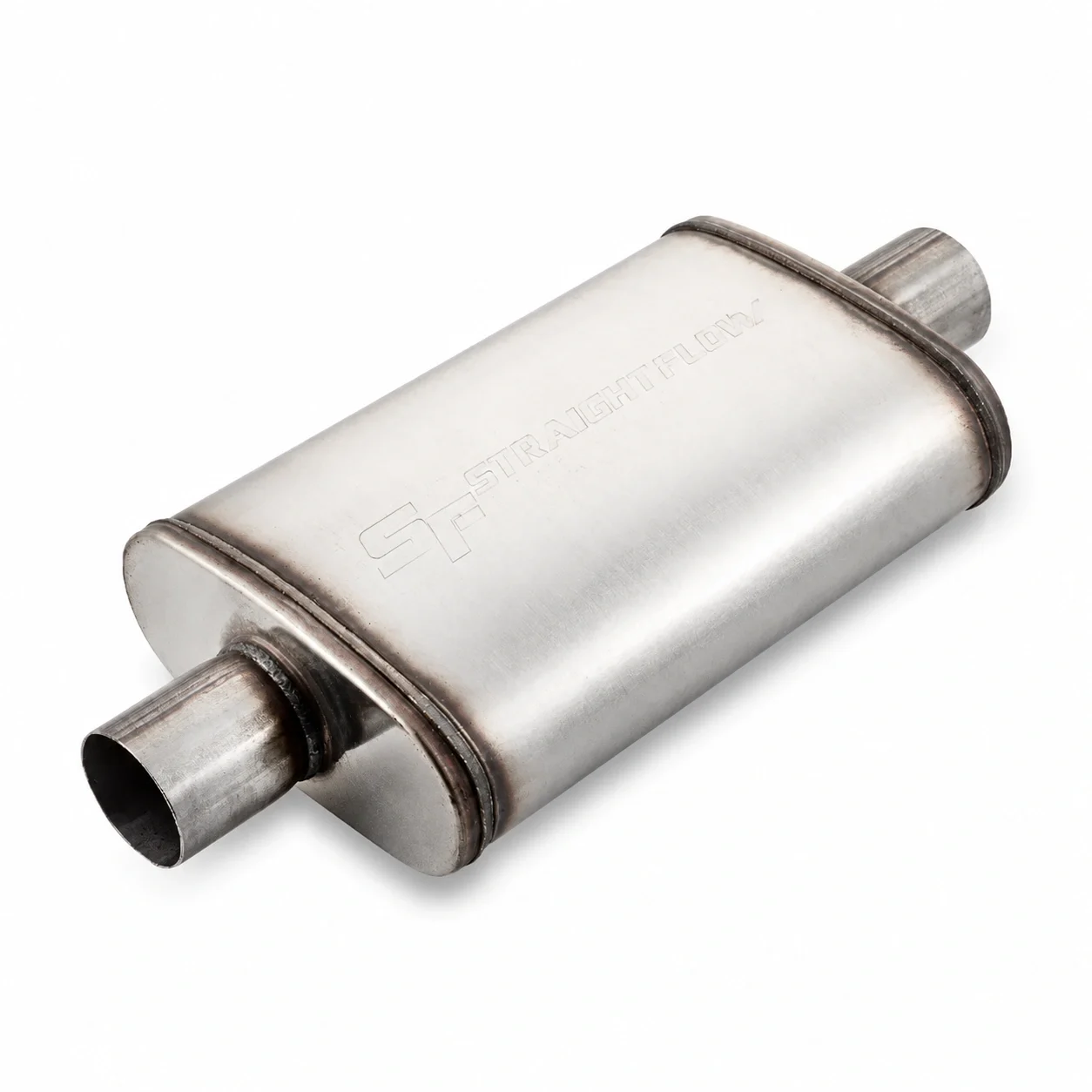 Straightflow stainless steel muffler SKU 11216