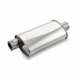 Muffler Oval C/O 115/185 L-320mm D-63 SS - Image 2