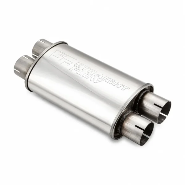 oval muffler 2×2