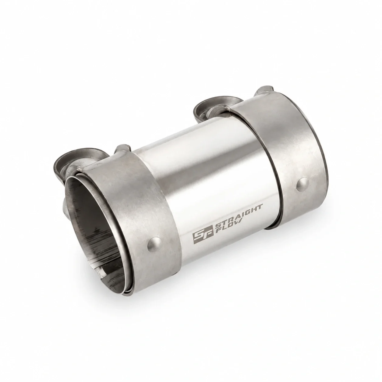 19035-clean-approved Full Stainless 2-Bolts pipe connectors