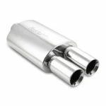 Muffler with Tips Straight cut