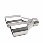 Double Silver Tips Set In-63 Out-89 Slant Cut L240/220 - Image 5
