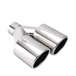 Double Silver Tips Set In-63 Out-102 Slant Cut L245/235 - Image 4