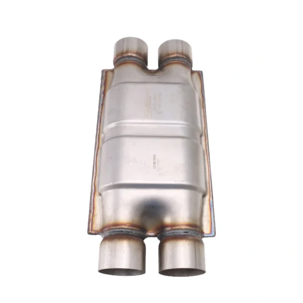 Straightflow catalytic converter
